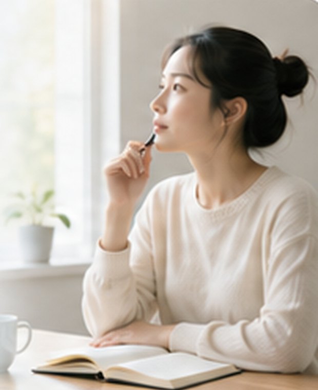 고요히 나를 바라보는 사람