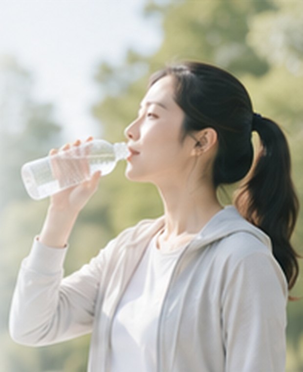 아침빛이 번지는 능선
